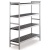 Aluminum floor shelves