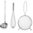 Ladles, sieves and whisks