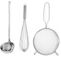 Ladles, sieves and whisks