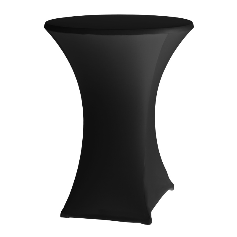 Lauakate, ümmargune, HENDI, Profi Line, Must, ⌀850x(H)1020mm