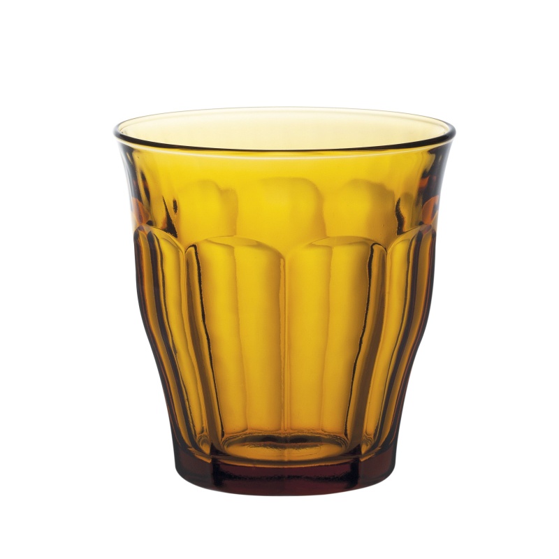 Klaas PICARDIE AMBER, Duralex, PICARDIE MARINE, 0,25L, Oranž, 6 tk., ⌀87x(H)90mm