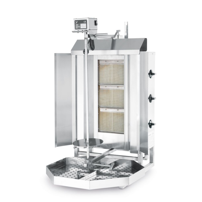 Гриль для шаурмы Profi Line, газовый, HENDI, Profi Line, 9,75kW, 470x550x(H)960мм