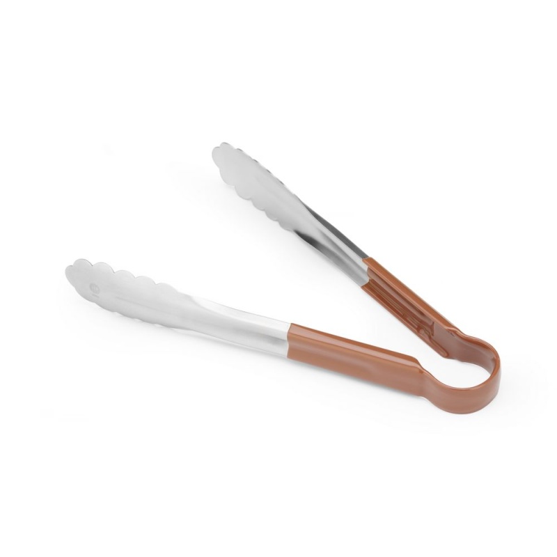 Serving tong HACCP 250 mm, HENDI, Brown, (L)250mm