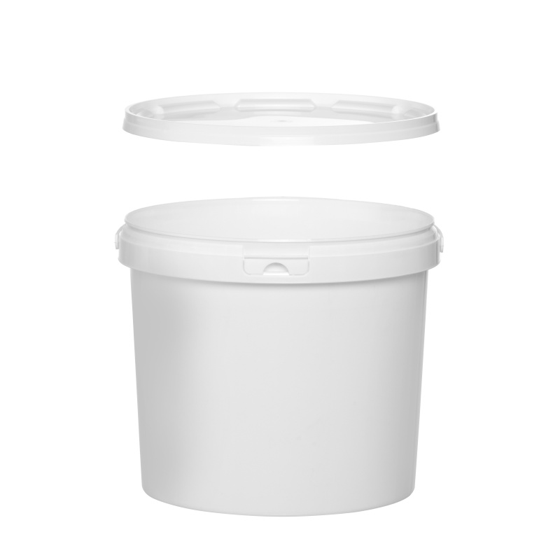 Ämber, HENDI, Trüki- või märgistamisala: 645 × 160 mm, 5,8L, Valge, ⌀260x(H)195mm