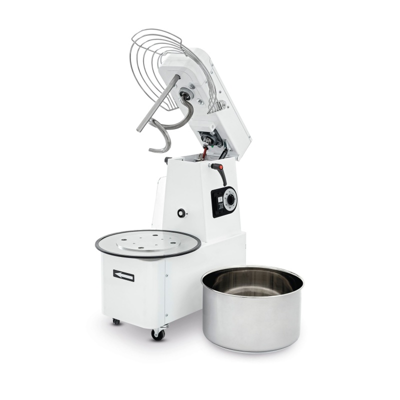 Spiraal mikser eemaldatava kausiga – 10 l, Prismafood, 35 kg/h, 10 l, 230V/370W, 380x600x(K)645mm