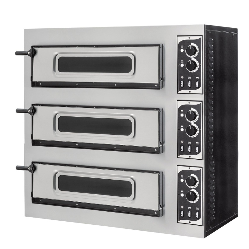 Basic 3/50 Glass and Light 3-astmeline pizzaahi, Prismafood, 400V/1200W, 915x690x(H)900mm