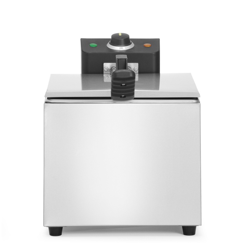 Fritüür, HENDI, Budget Line, GN 1/2, 8L, Hõbedane, 230V/3500W, 267x407x(H)308mm