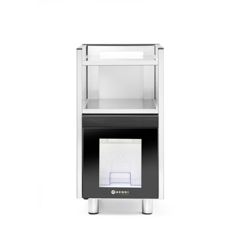 Milk fridge with cup warmer, HENDI, 3,5L, 230V/168W, 313x442x(H)613mm