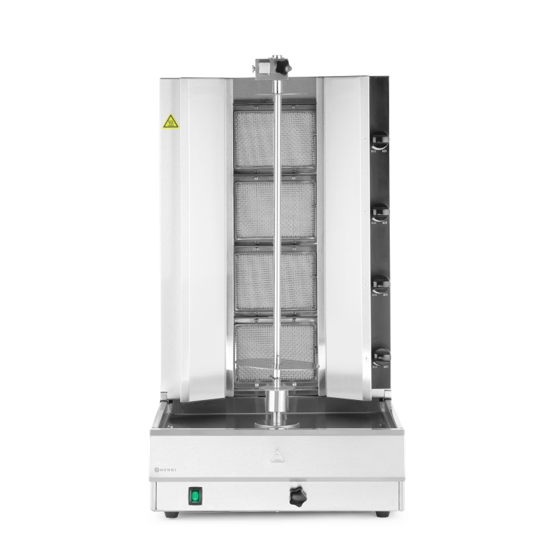Kebabigrill, gaasiga, HENDI, 230V/13200W, 13,2kW, 537x639x(H)1013mm