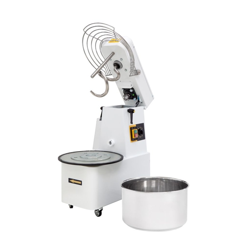 Spiraalne taignasegamismasin eemaldatava taignasegamisanumaga, 2 kiirust - 32 l, Prismafood, 88 kg/h, 32L, 400V/1700W, 435x740x(H)820mm