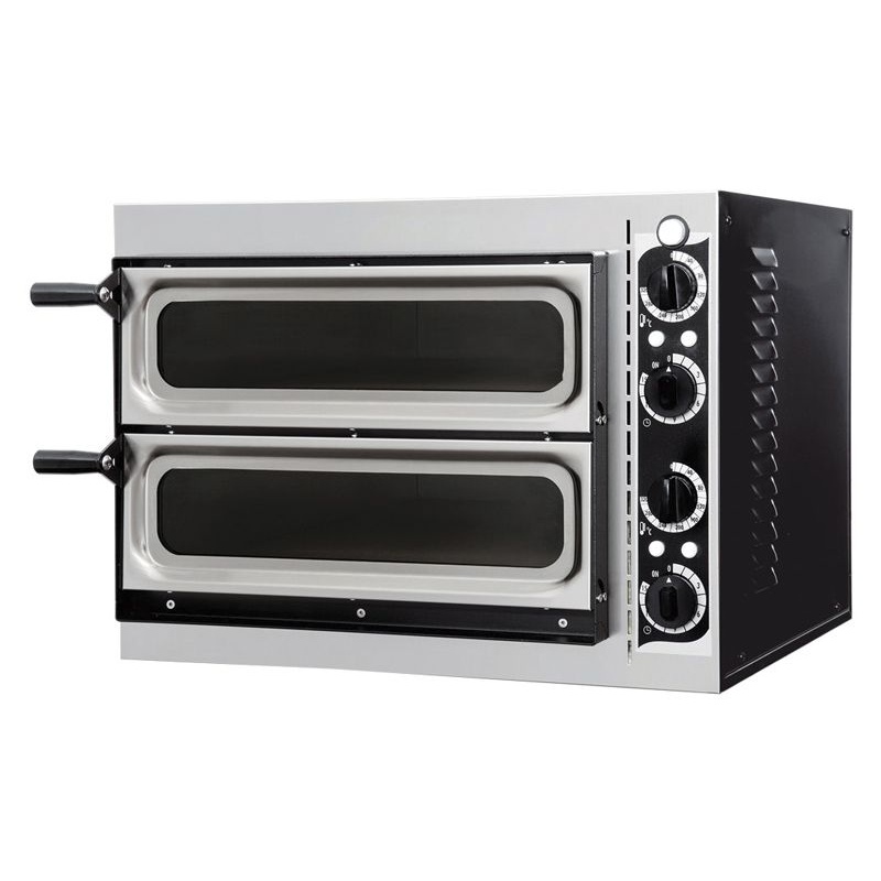Печь для пиццы Basic 2/40 vetro, Prismafood, 230В/2400Вт, 567x428x(H)428мм