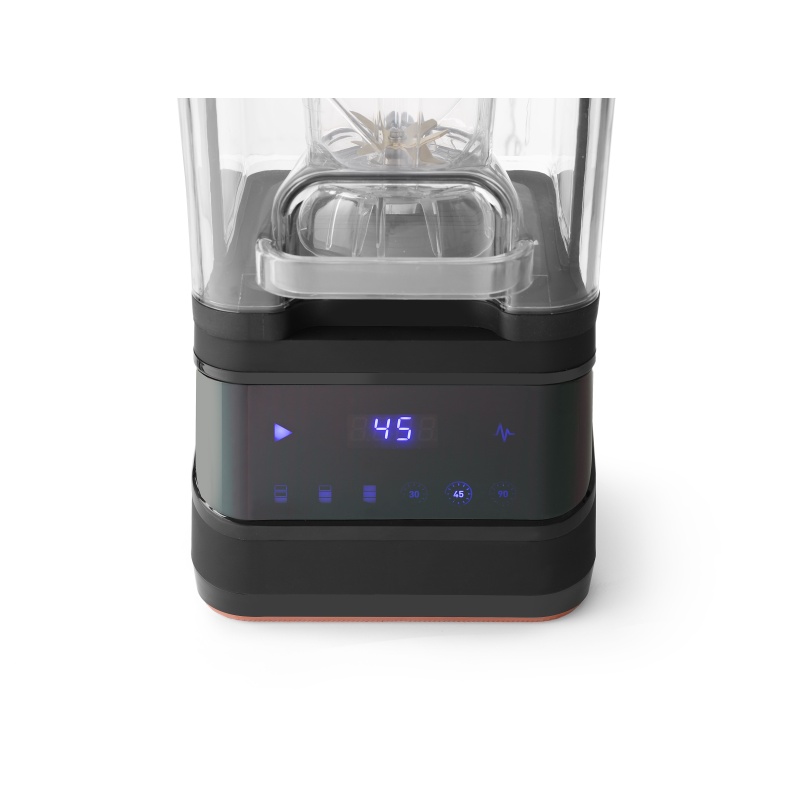 Digitaalne baariblender koos mürasummutava kattega , HENDI, 2,5L, Must, 230V/1680W, 250x300x(H)546mm
