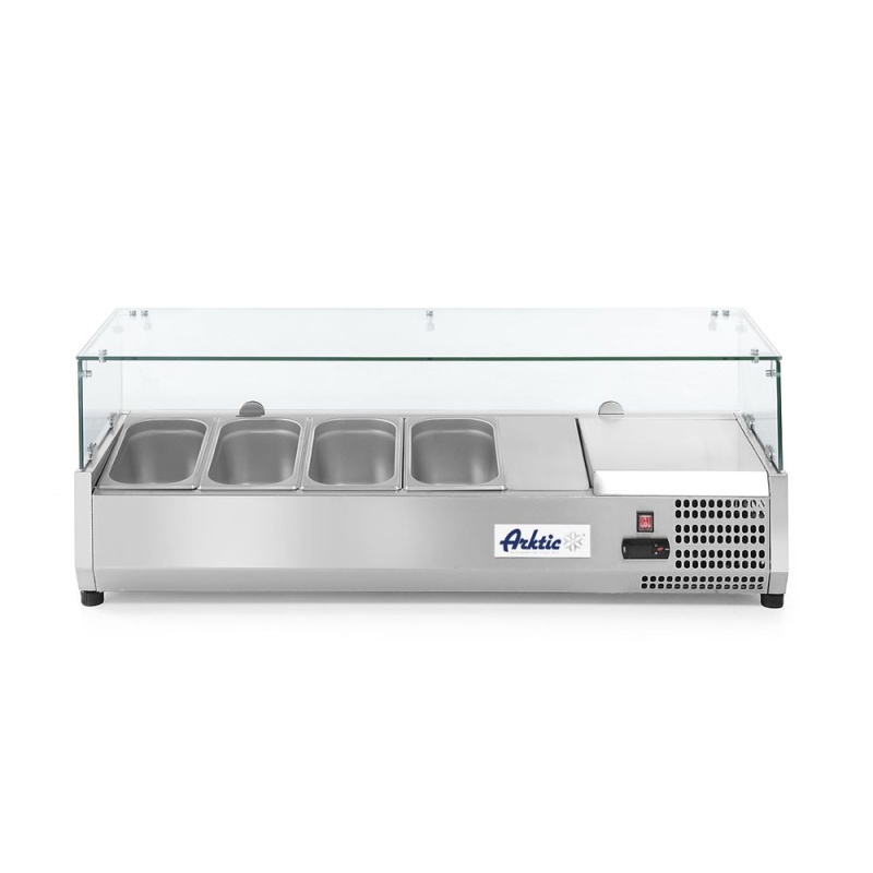 Витрина холодильная GN 1/3 - надставка, Arktic, 4x GN 1/3, 230В/180Вт, 1208x400x(H)456мм