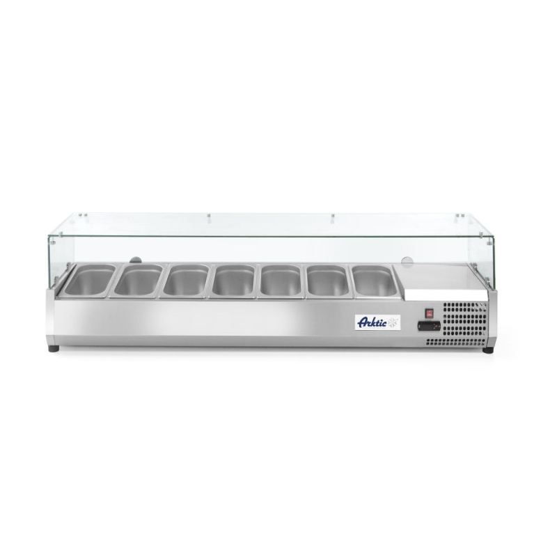 Refrigerated countertop server GN 1/3, Arktic, 7x GN 1/3, 230V/180W, 1605x420x(H)460mm