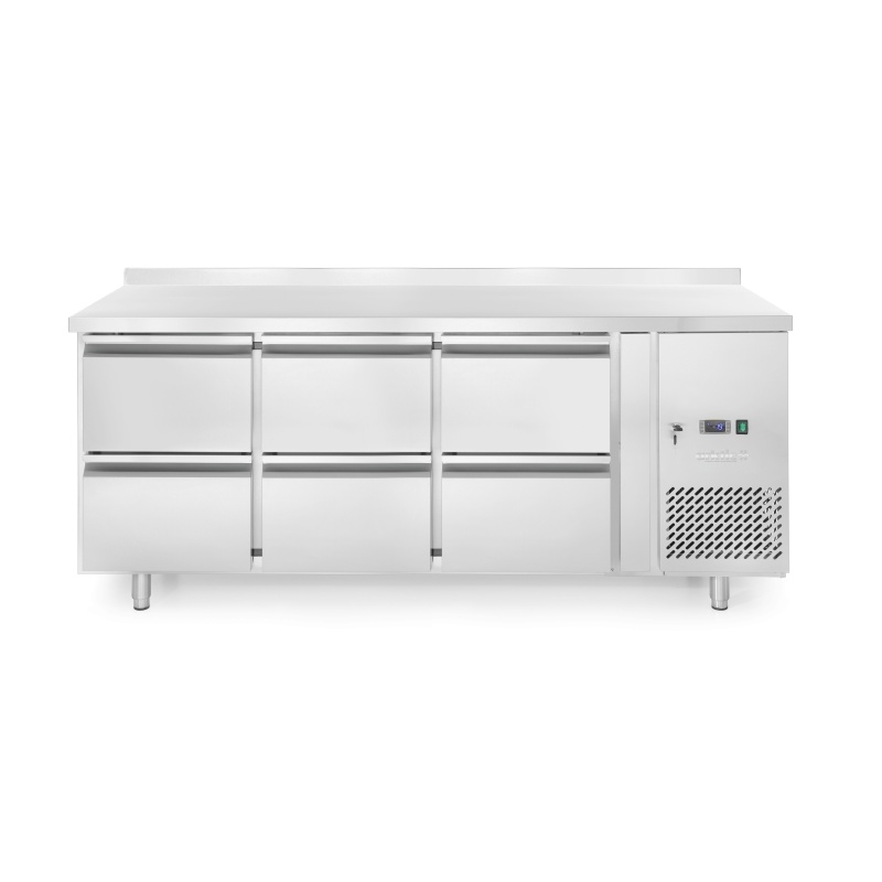 Külmlaud 6 sahtliga, Arktic, 135L, Hõbedane, 230V/400W, 1795x700x(H)840mm