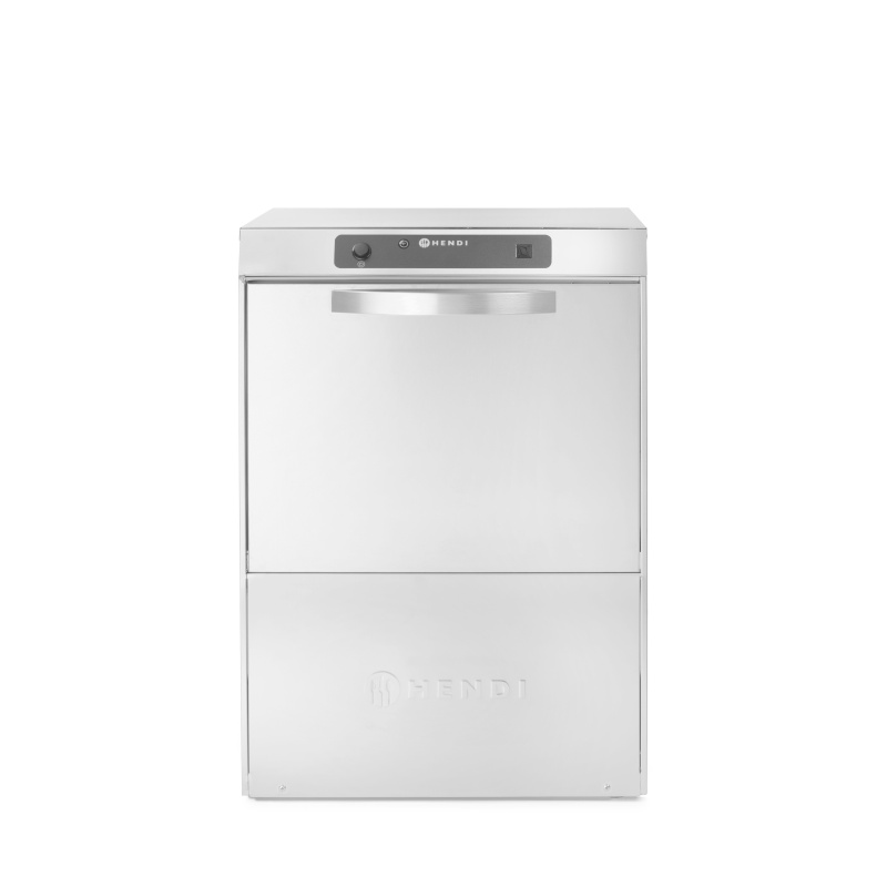 Nõudepesumasin 50×50, elektroonilise juhtimisega, HENDI, Profi Line, Hõbedane, 400V/4900W, 582x610x(H)822mm