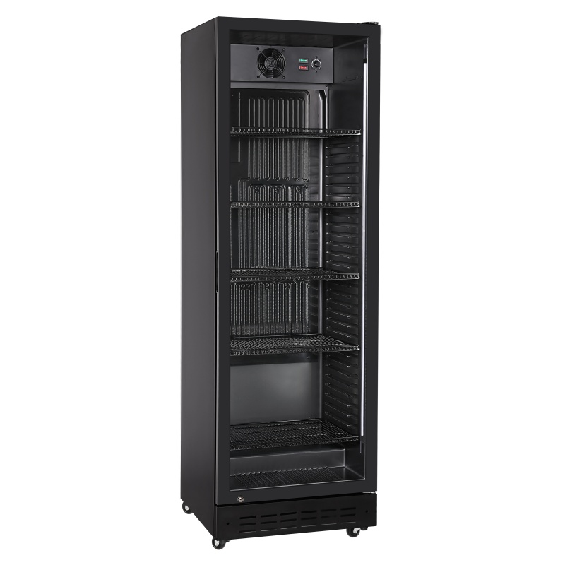 Tagabaari külmkapp, ühe klaasuksega, Arktic, 274L, Must, 230V/195W, 600x590x(H)1828mm