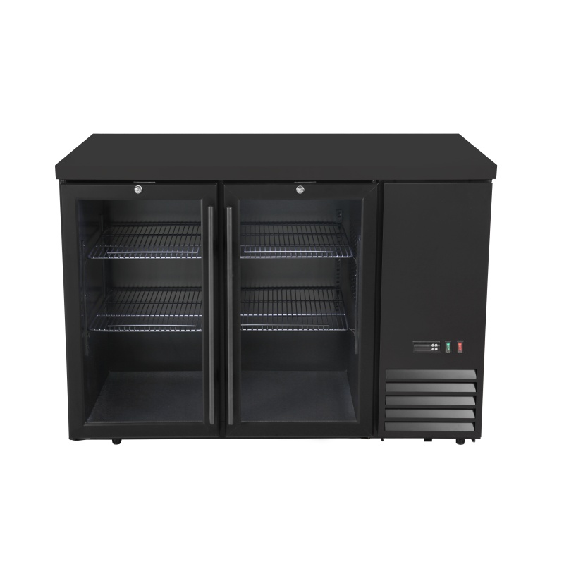 Klaasustega jahutatud baarilett, Arktic, 4 riiulit, 283L, Must, 230V/185W, 1217x631x(H)865mm