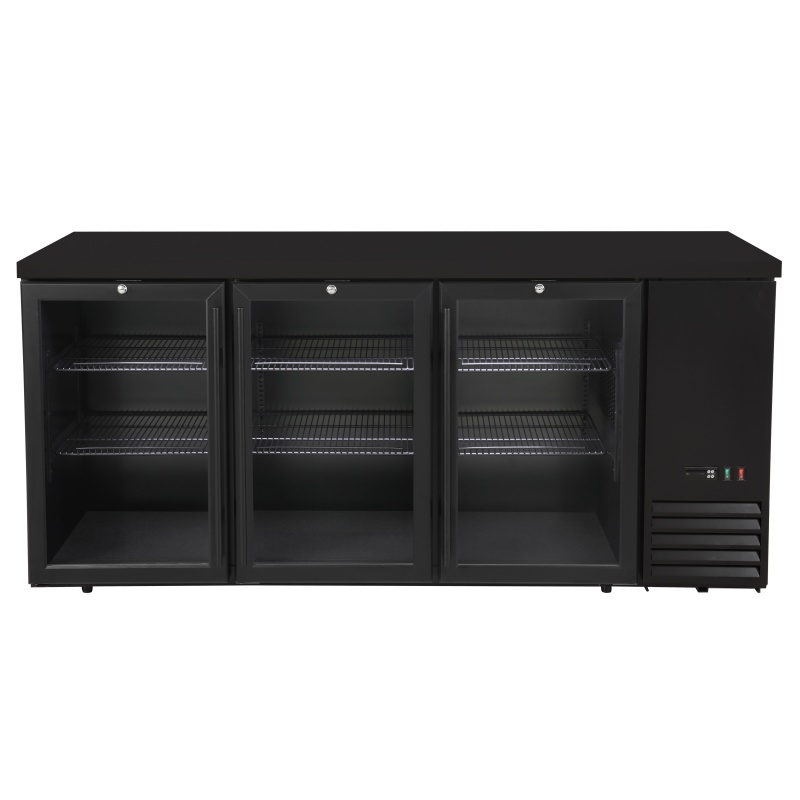 Klaasustega jahutatud baarilett, Arktic, 6 riiulit, 493L, Must, 230V/185W, 1826x631x(H)865mm