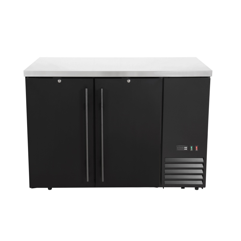 Jahutatud baarilett, läbipaistmatute ustega, Arktic, 4 riiulit, 283L, Must, 230V/185W, 1217x631x(H)865mm