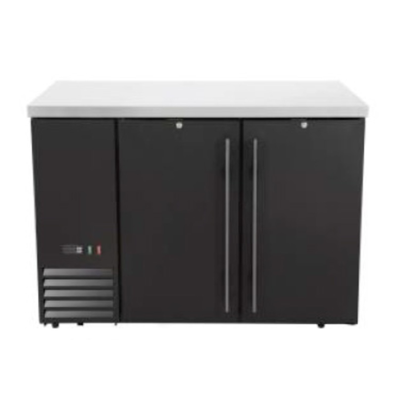 Jahutatud baarilett, läbipaistmatud uksed, Arktic, 4 riiulit, 283L, Must, 230V/185W, 1217x631x(H)865mm