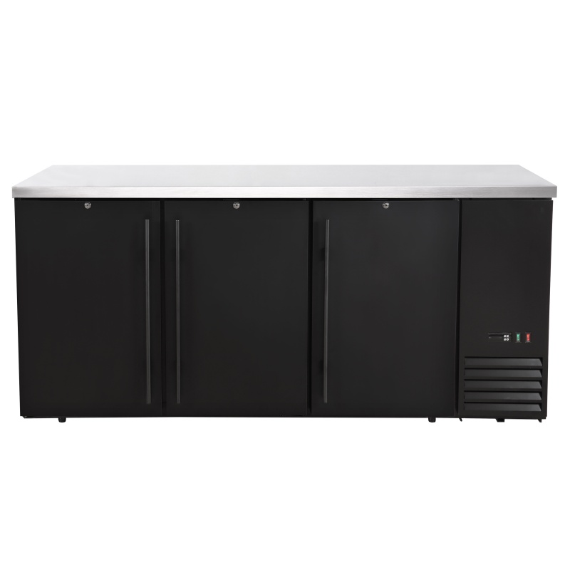 Jahutatud baarilett, läbipaistmatute ustega, Arktic, 6 riiulit, 493L, Must, 230V/185W, 1826x631x(H)865mm