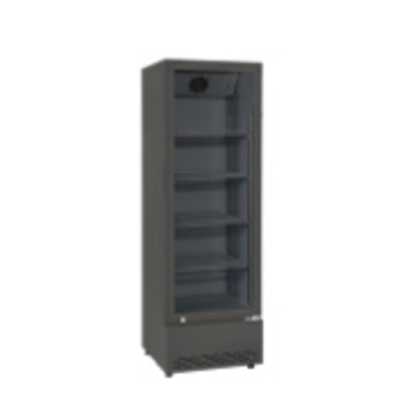 Jahutatud vitriinkülmik, klaasuksega, Arktic, 158L, Must, 230V/290W, 540x540x(H)1527mm