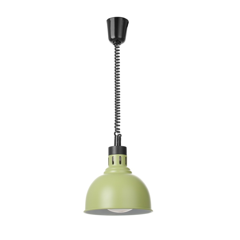 Tõstetav ja langetatav soojalamp, kuplikujuline, HENDI, Roheline, 230V/250W, ⌀250x(H)207mm