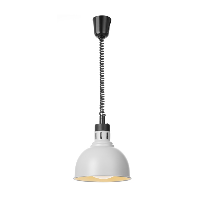 Tõstetav ja langetatav soojalamp, kuplikujuline, HENDI, Valge, 230V/250W, ⌀250x(H)207mm