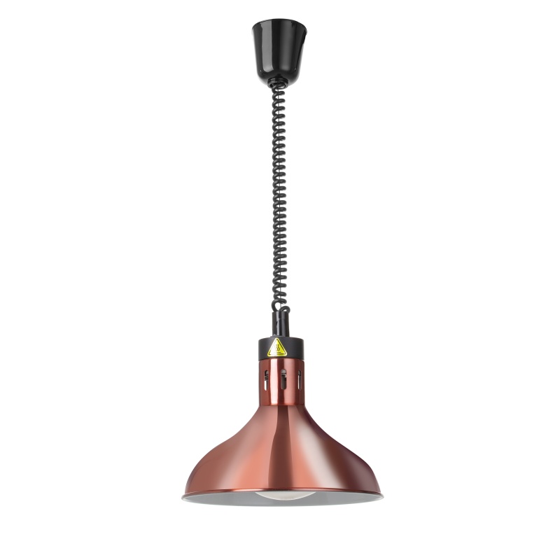 Tõstetav ja langetatav soojalamp, kellakujuline, HENDI, Vaskne, 230V/250W, ⌀295x(H)207mm