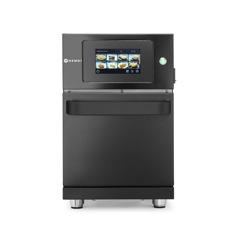 High-speed oven CombiTurbo, HENDI, Black, 230V/3500W, 380x663x(H)619mm