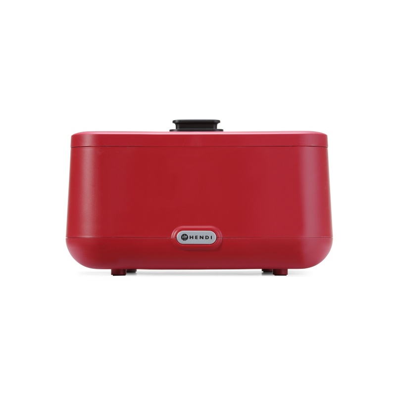 Marmiit UNIQ, HENDI, designed by Robert Bronwasser, GN 2/3, Punane, 230V/500W, 433x403x(H)248mm