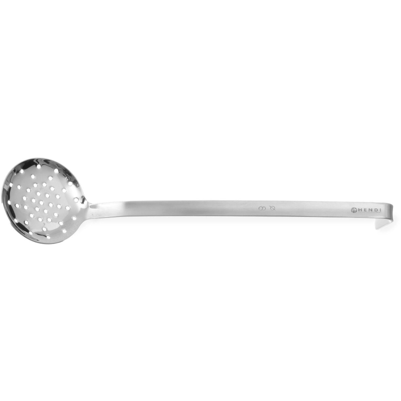 Slotted spoon, HENDI, Profi Line, ø80x390mm