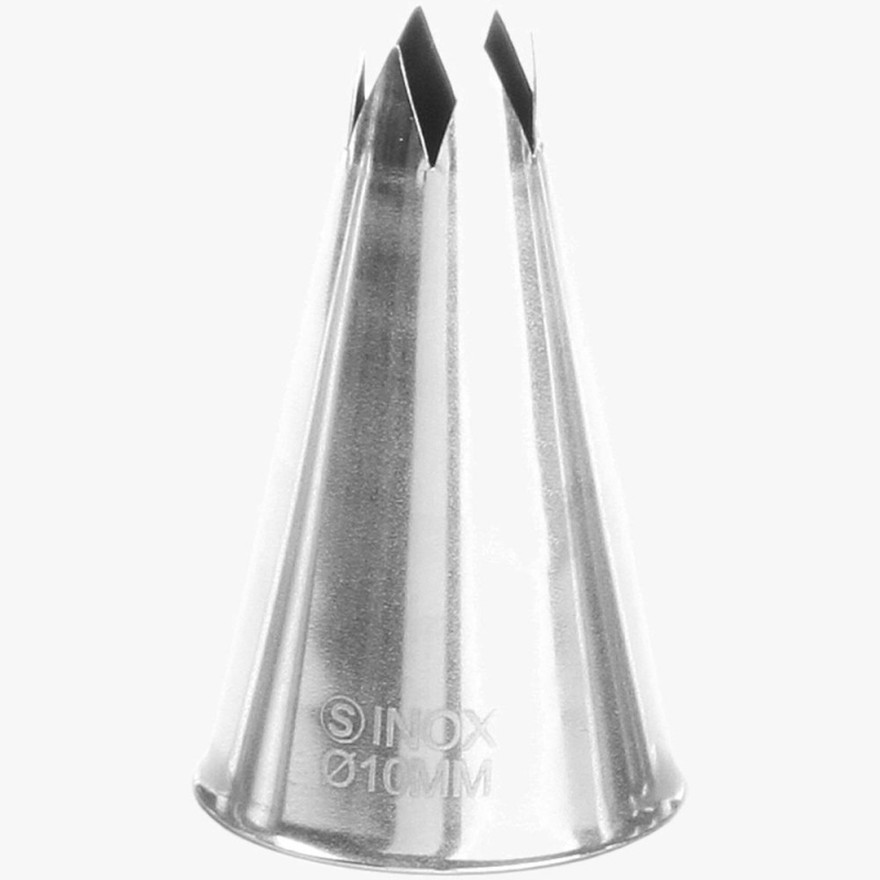 Icing tip - Open star, HENDI, ⌀10mm