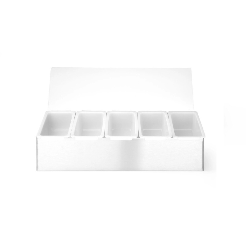 Контейнер для бармена, BarUp, 5 контенеры, 375x140x(H)90мм