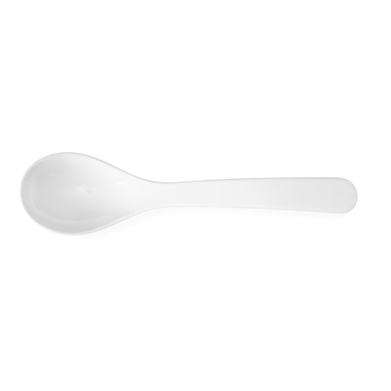 Salad spoon, HENDI, 0,03L, White, 235x55mm