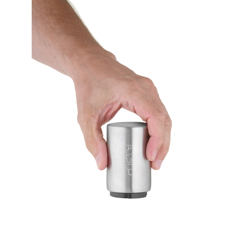 Pudeliavaja, automaatne, BarUp, Hõbedane, ⌀50x(H)83mm
