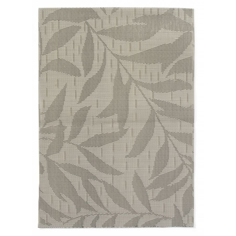 Placemat, leaves – set, HENDI, Light grey, 6 pcs., 450x300mm