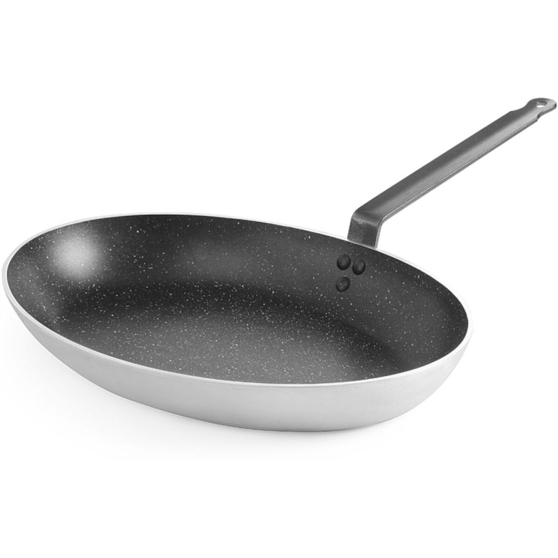 Fish frying pan - oval, HENDI, 280x400x(H)55mm