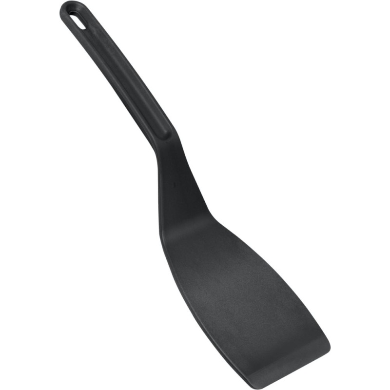 Angled frying spatula, HENDI, Black, 325x90mm