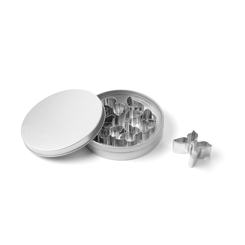 Küpsisevormid, komplekt - liblikas, HENDI, 8 tk., (H)20mm