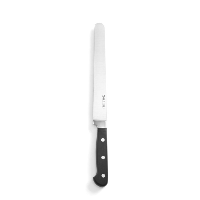Нож для ветчины и лосося, HENDI, Kitchen Line, черный, (L)350мм