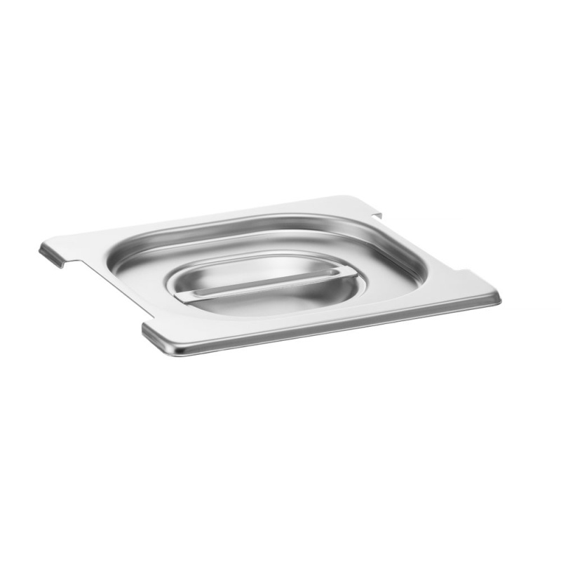 Lid for GN containers with handle recess, HENDI, GN 1/6, 176x162mm