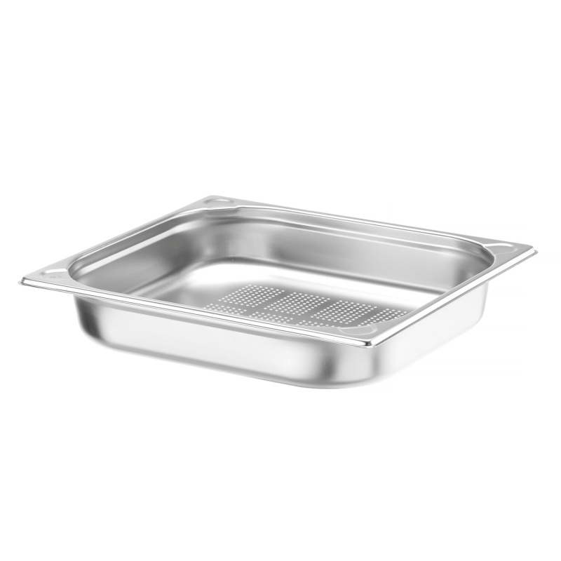 Контейнер GN 2/3 перфорированный, HENDI, Kitchen Line, GN 2/3, 5,5л, (H)65мм