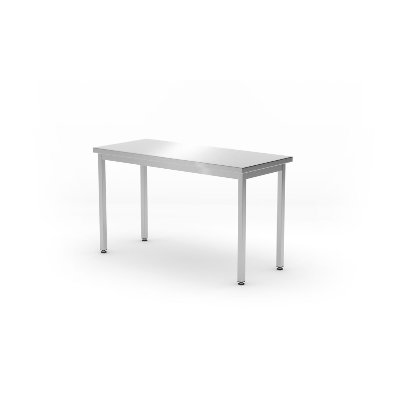 Центральный стол без полки – на болтах, глубина 600 мм, HENDI, Kitchen Line, 1400x600x(H)850мм