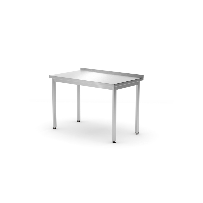 Work table with upstand - depth 700 mm, HENDI, Kitchen Line, 1200x700x(H)850mm