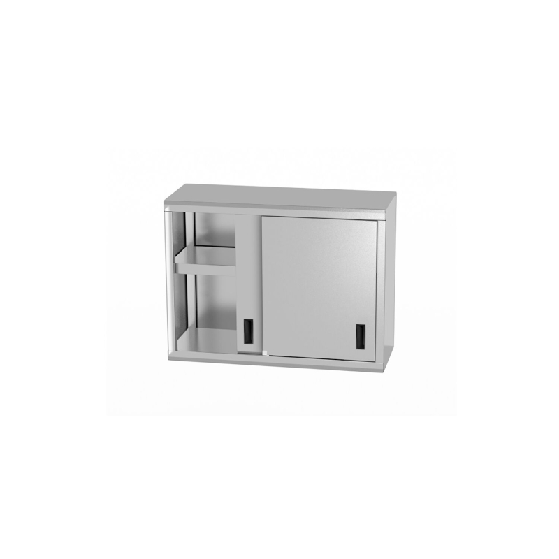 Wall mounted cabinet with sliding doors - welded, depth: 300 mm., HENDI, Profi Line, 800x300x(H)600mm