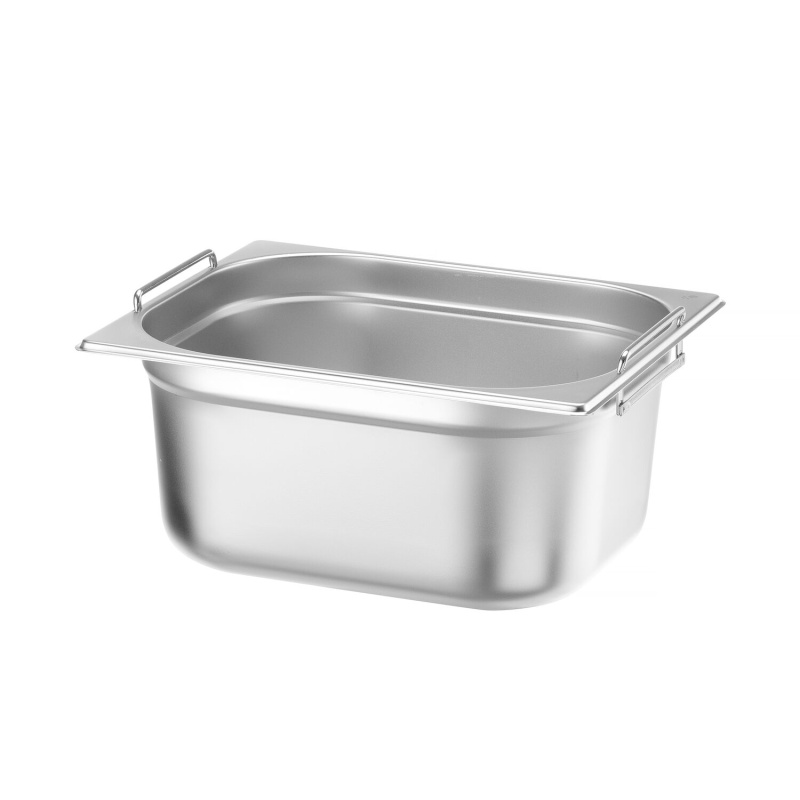 Гастроёмкость GN 1/2 Budget Line с ручками, HENDI, Budget Line, GN 1/2, 9,5л, 325x265x(H)150мм