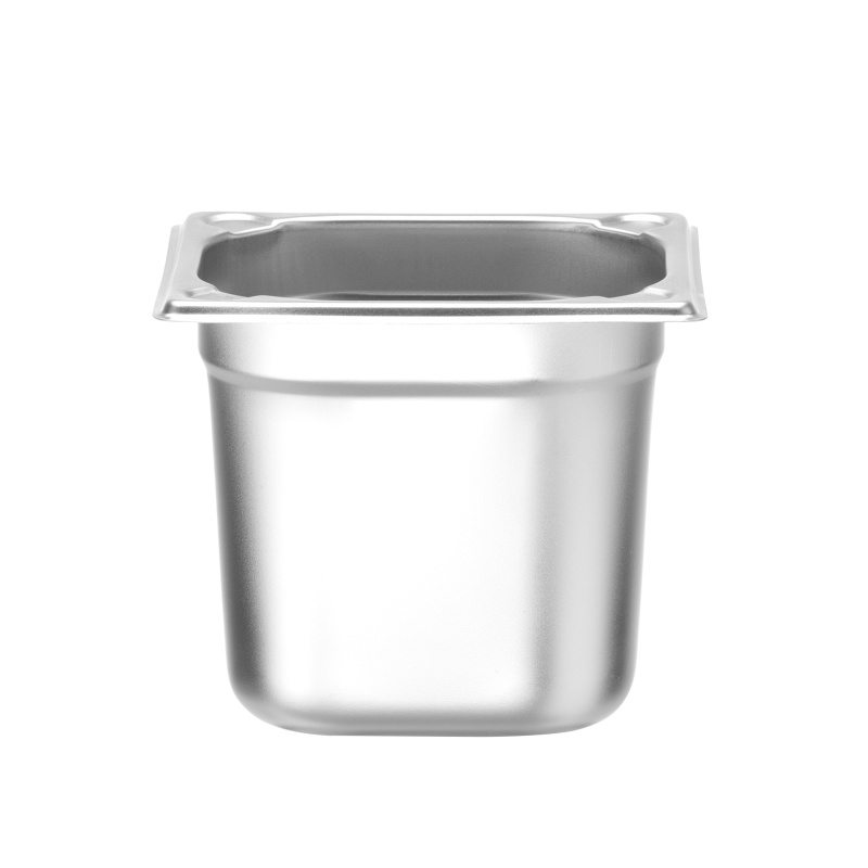 GN 1/6 konteiner, HENDI, Profi Line PLUS, GN 1/6, 2,4L, Hõbedane, 176x162x(H)150mm
