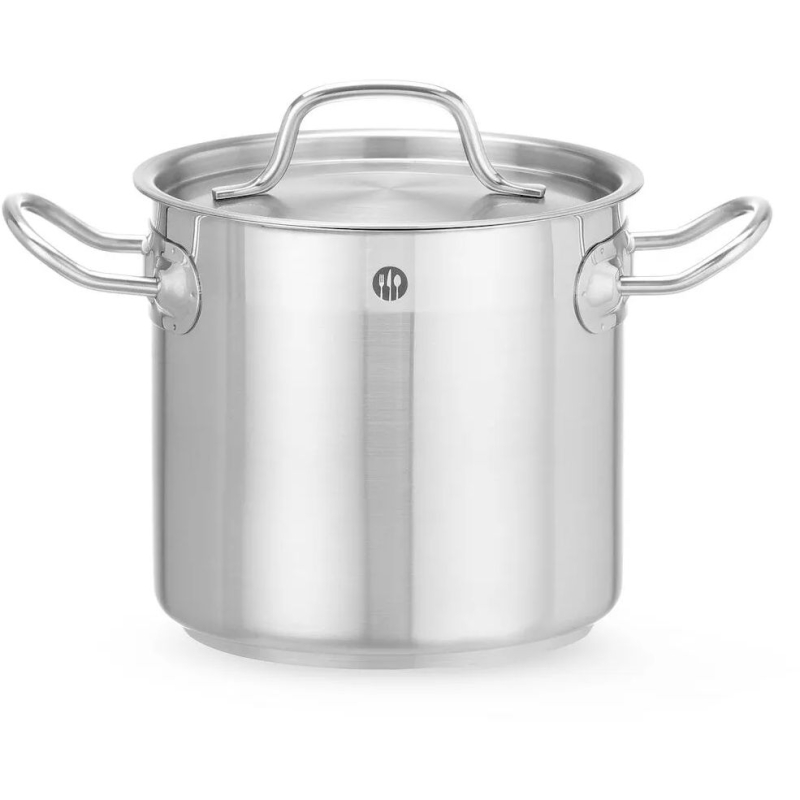 Stew pan high - with lid, HENDI, Profi Line, 3L, ø160x(H)150mm